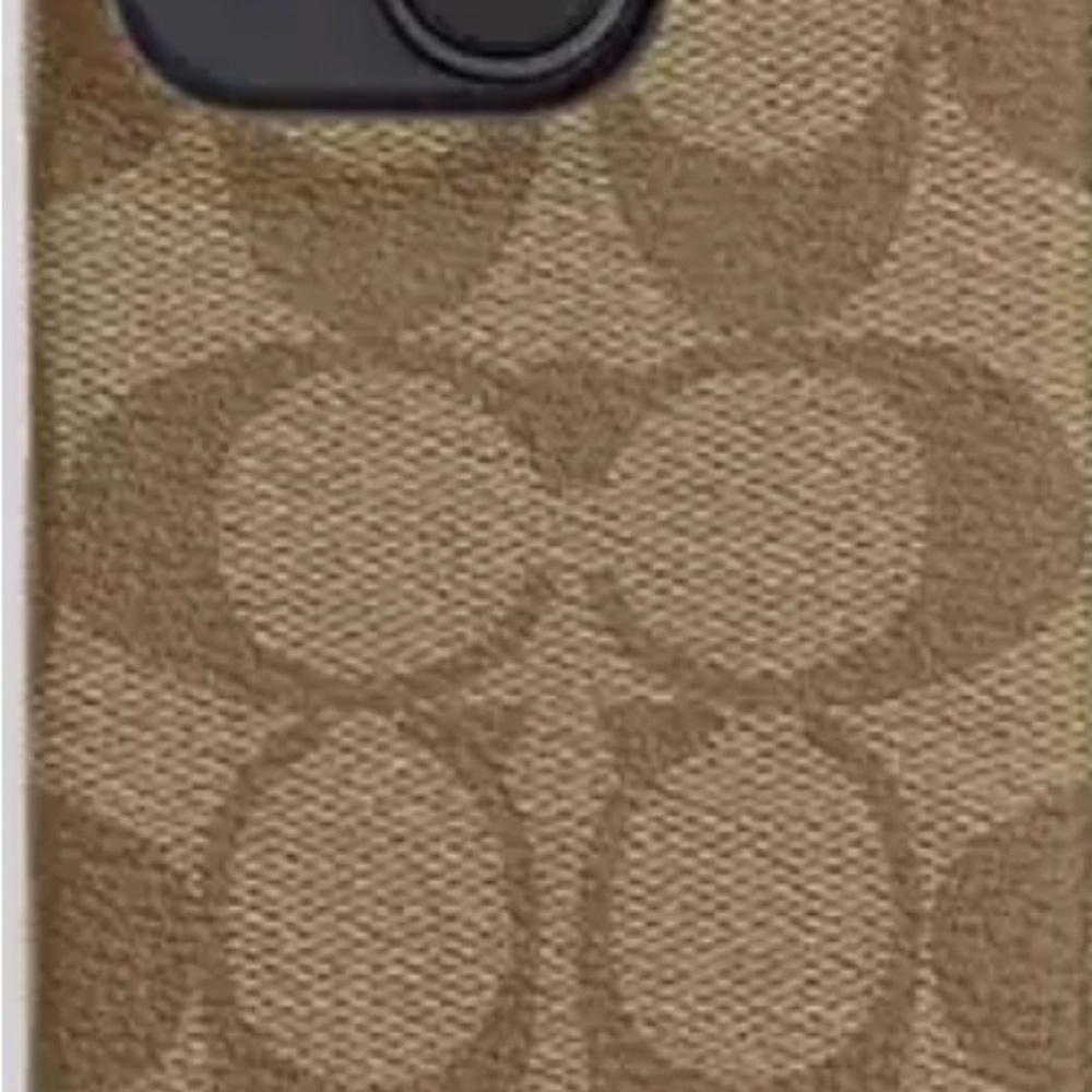 Coach iPhone 15 Pro Case In Signature Canvas